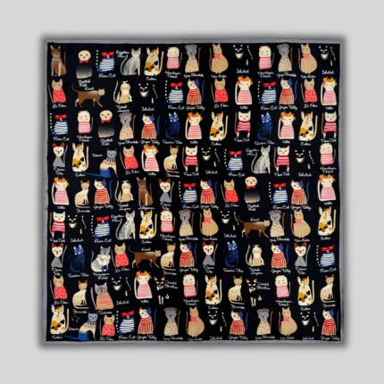 Natūralaus šilko skarelė LIANA