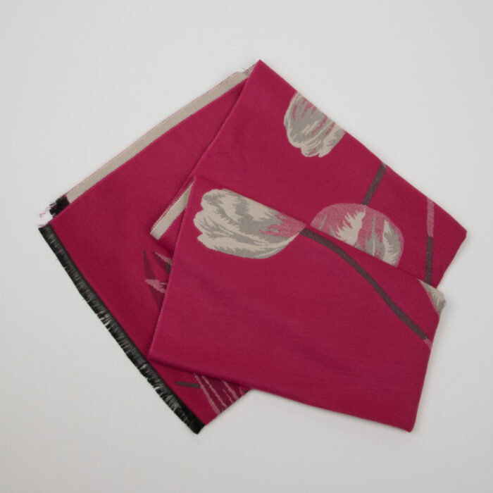 Dvipusis šalikas IDANIA fuksia - Image 4