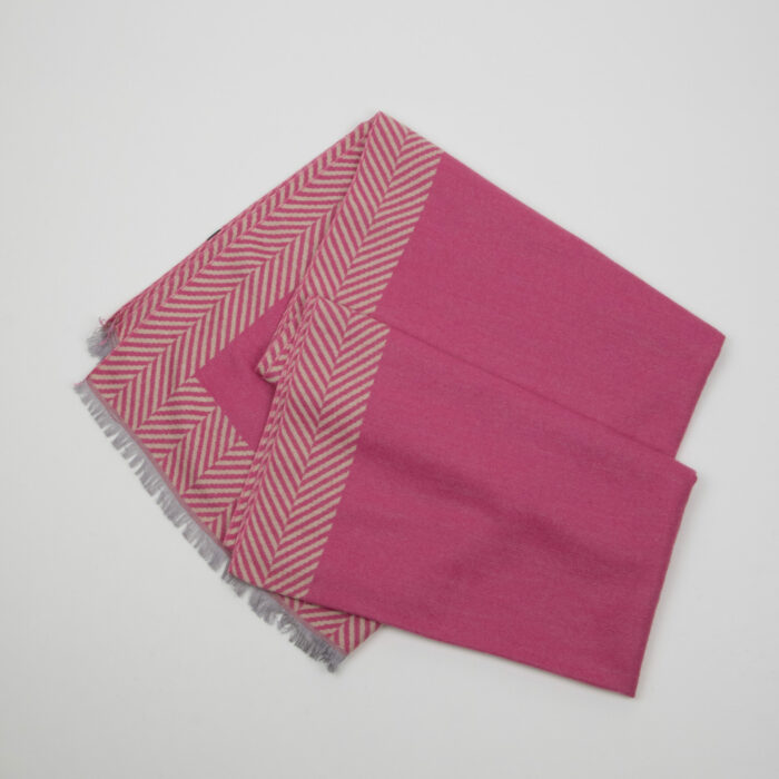 Dvipusis šalikas ELDA fuksia - Image 4