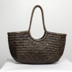 Pintas odinis krepšys AFRODITE samaninis žalias