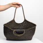 Pintas odinis krepšys AFRODITE samaninis žalias - Image 12