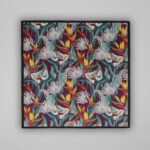 100% šilko skarelė BRUNY