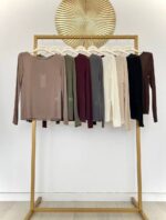 Viskozės / kašmyro palaidinė #SW961 - Image 3