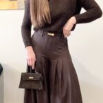 Klasikinės platėjančios kelnės #ML90466