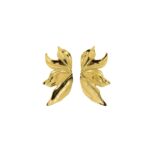 Klasikiniai aukso spalvos auskarai