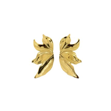 Klasikiniai aukso spalvos auskarai