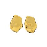 Klasikiniai aukso spalvos auskarai - Image 3