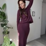 Dviejų dalių lanos vilnos kostiumėlis #10139-10093 One-size - Image 2