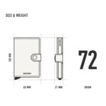 Original Navy-Navy SECRID miniwallet piniginė - Image 5