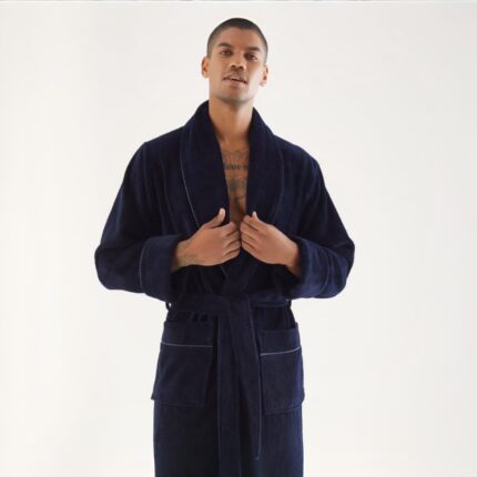 Vyriškas chalatas be gobtuvo #7235