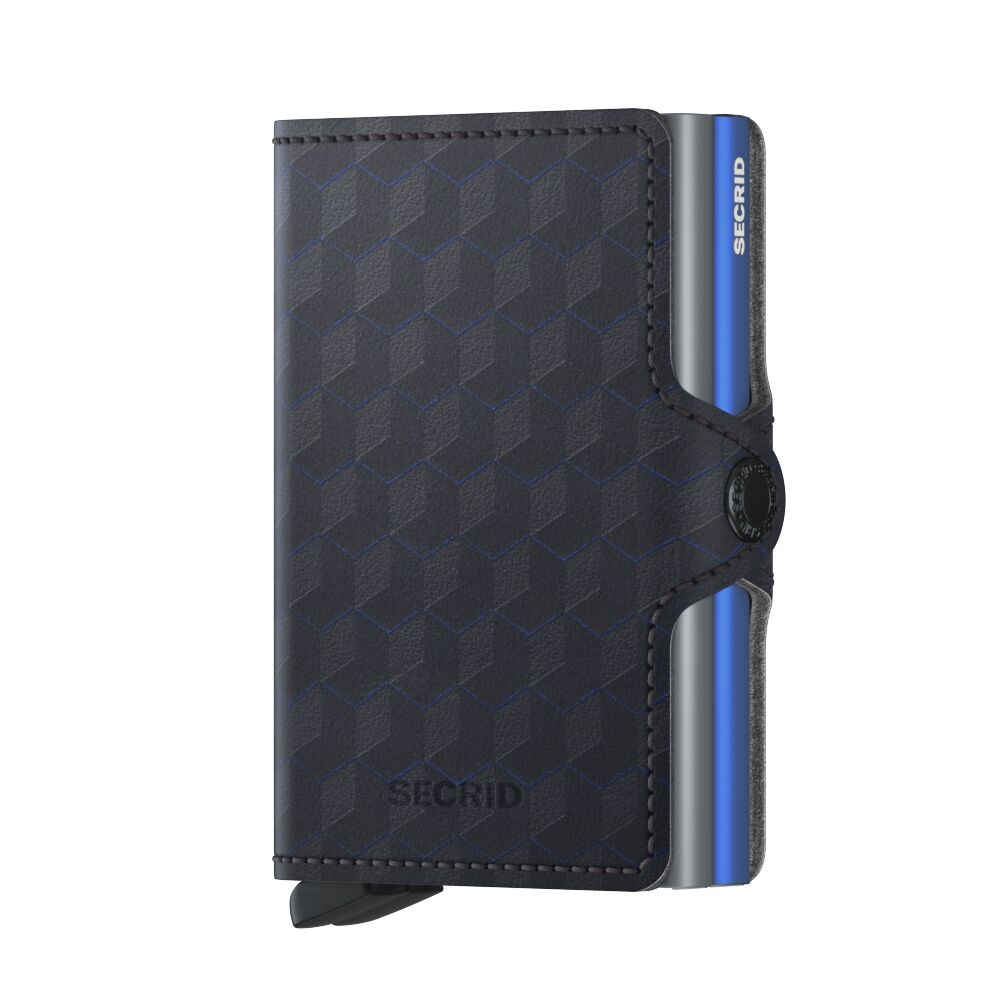 ORIGINAL_JPG-Optical-Twinwallet-Black-Blue-Titanium-Front.jpg Optical Titanium Blue SECRID twinwallet piniginė - Image 1