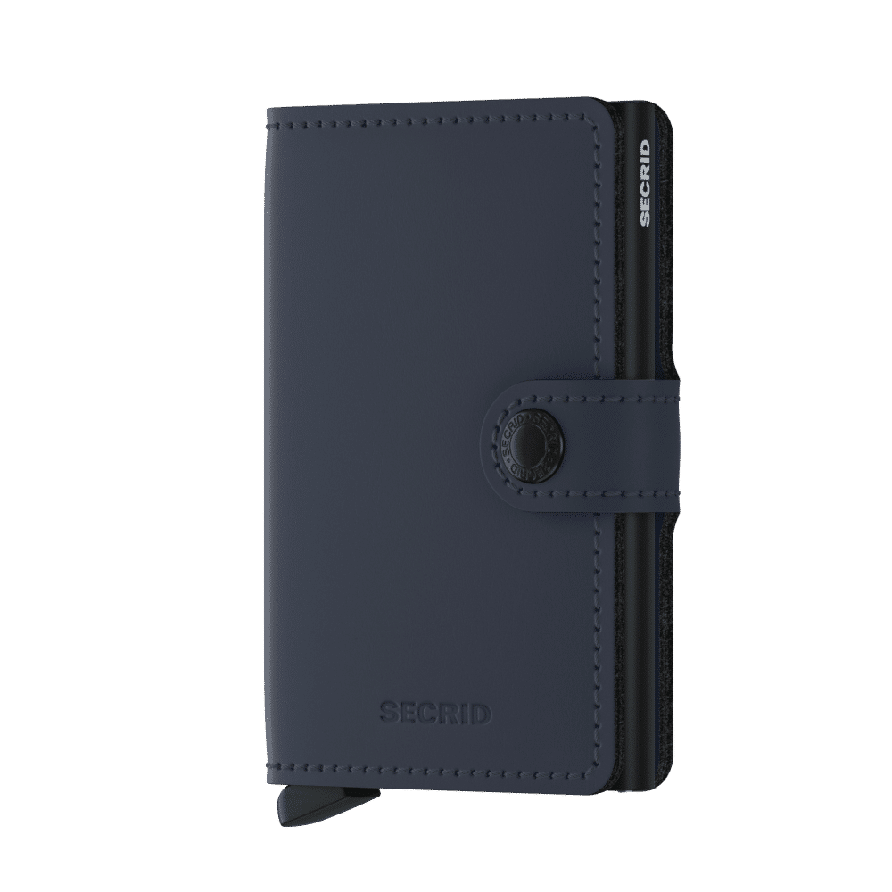 Secrid_M-Matte_Night_Blue_Front-1.png Matte Night Blue SECRID miniwallet piniginė - Image 1