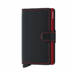 Matte Black – Red SECRID miniwallet piniginė