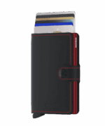 Matte Black – Red SECRID miniwallet piniginė - Image 2