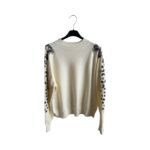 Puošnus viskozinis megztinis CHERRY BLUE