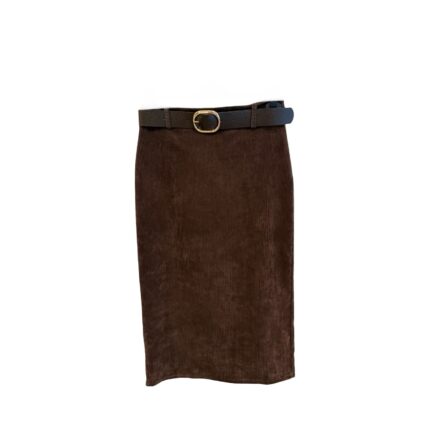 Velvetinis pieštukinis sijonas #TO96625