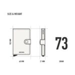 Emboss Diamond - Premium Bordeaux+ SECRID miniwallet piniginė - Image 6