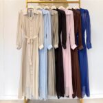 Šilko / viskozės suknelė #CLE01-D1390