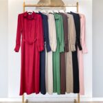 Viskozinė marškininė suknelė #CLE01-D1272