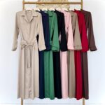 Viskozinė marškininė suknelė #CLE01-D1283