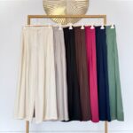 Matinės viskozės platėjančios kelnės #CLE01-T1422