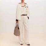 Matinės viskozės dvispalviai marškiniai #CLE01-S1409 - Image 2