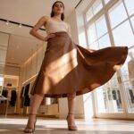 ECO odos varpelio formos sijonas #CB8938