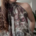 Gėlėta palaidinė #TD50225 AR2