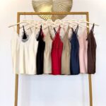 Viskozinė palaidinė ant petnešėlių #CLE01-SW1446