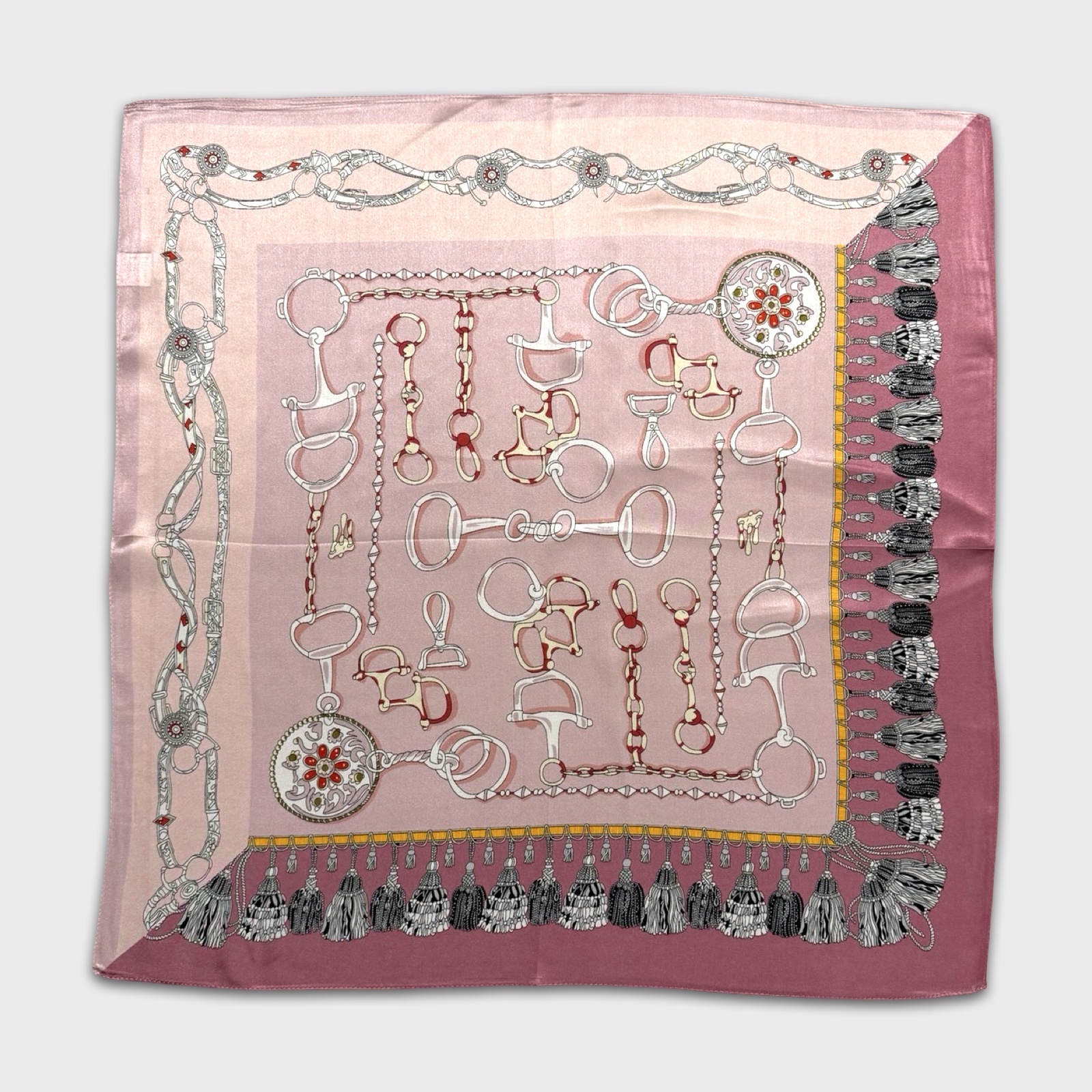 110 x 180 šilko šalikai_11 100% šilko skarelė NADIA (53x53 cm) - Image 1