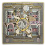 Viskozės skara ELISABETH (90X90 cm)