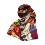 100% šilko šalikas PAULINE (110x180 cm)