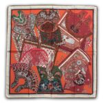 Viskozės skara ELEONORA (90X90 cm)