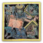 Viskozės skara ANTONELLA (90X90 cm)