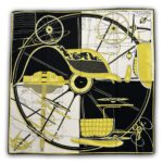 Viskozės skara BEATRICE (90X90 cm)