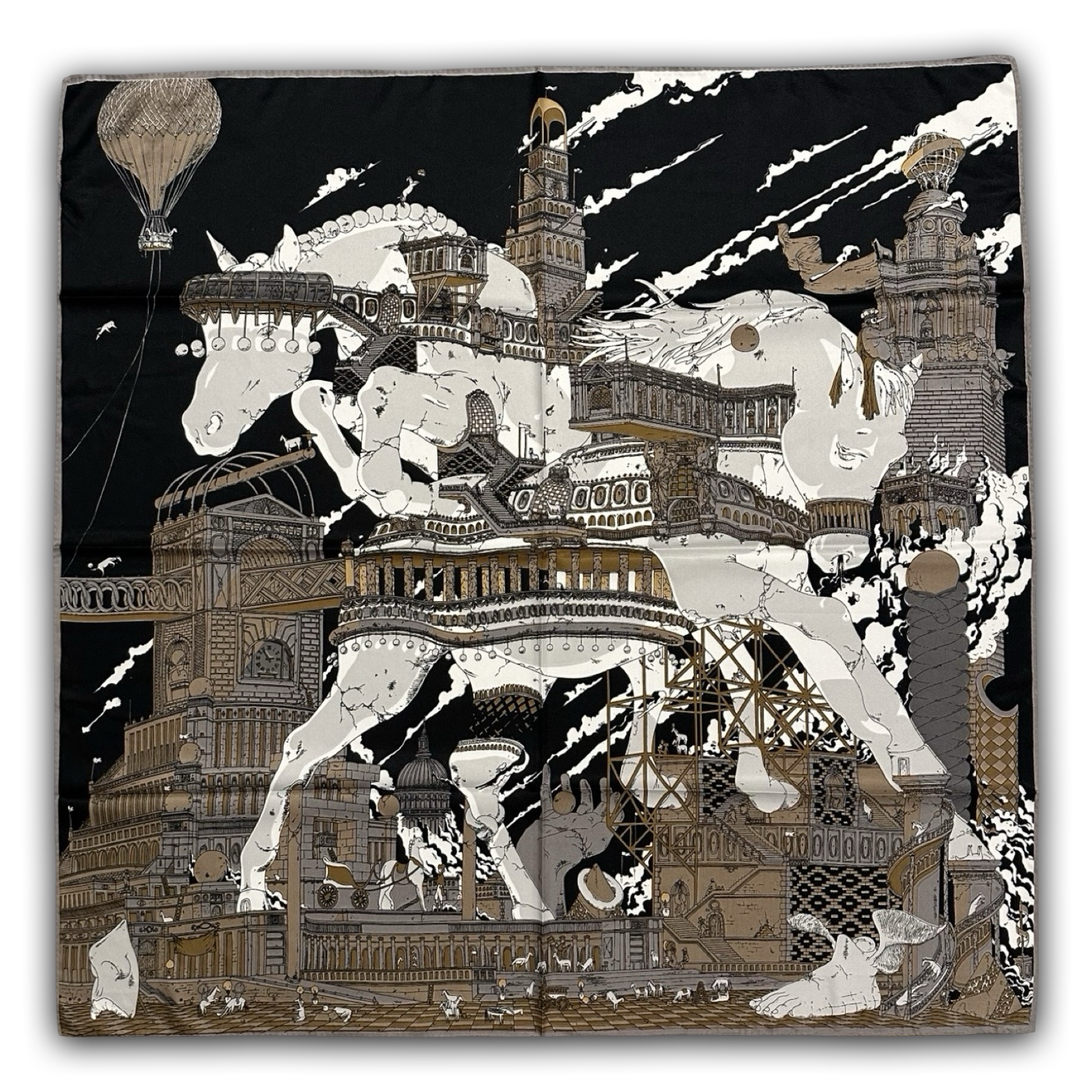 90 x 90 skaros_28 Viskozės skara MARTINA (90X90 cm) - Image 1