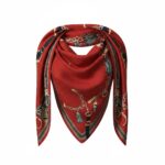 Viskozinė skara ROSSO (70X70 cm) - Image 2