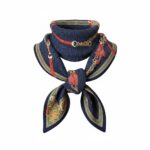 Viskozinė skara KINGA (70X70 cm) - Image 2