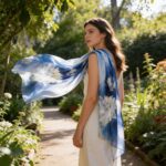 100% šilko šalikas RENEE (110x180 cm) - Image 3