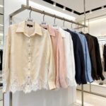 Lininiai marškiniai su gepiuriu #ES319