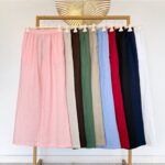 Lininės tiesaus kirpimo kelnės #CLE01-T698