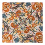 Viskozinė skara PEACH (70X70 cm)