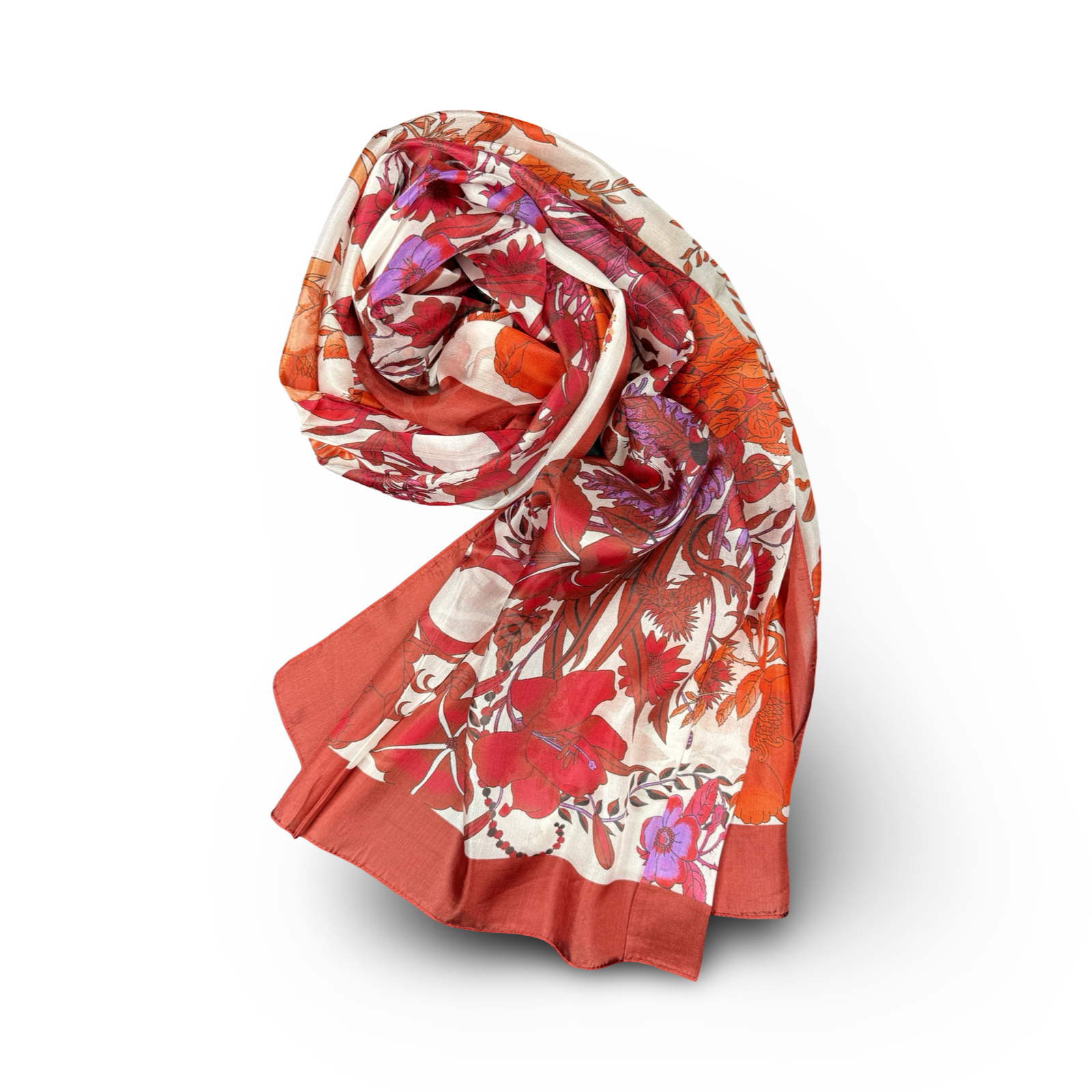 110x180 silk scarves_15 100% šilko šalikas PIENZA (110x180 cm) - Image 1