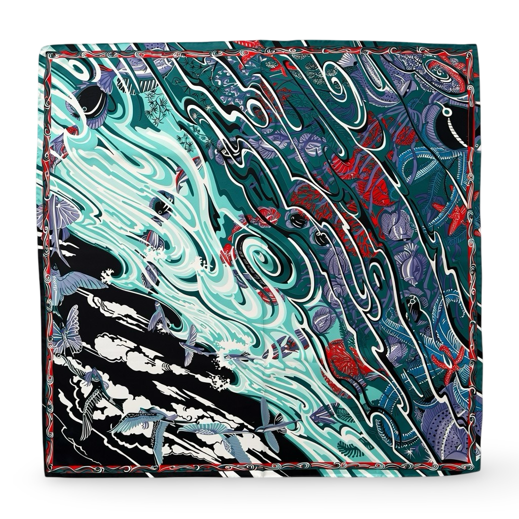 90x90 scarves_1 Viskozės skara MILANO (90X90 cm) - Image 1