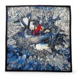 Viskozės skara CARRARA (90X90 cm)