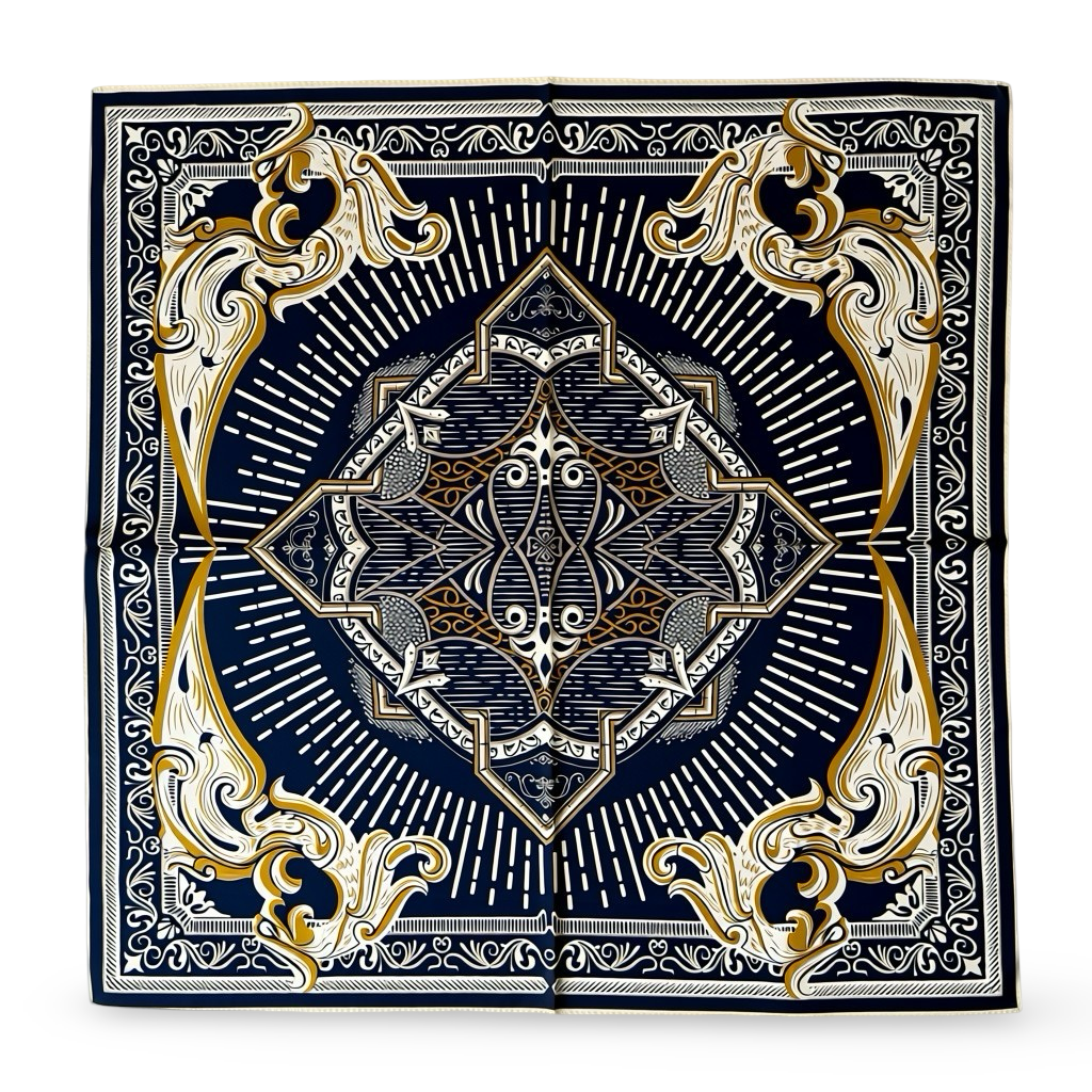90x90 scarves_26 Viskozės skara TRIESTE (90X90 cm) - Image 1