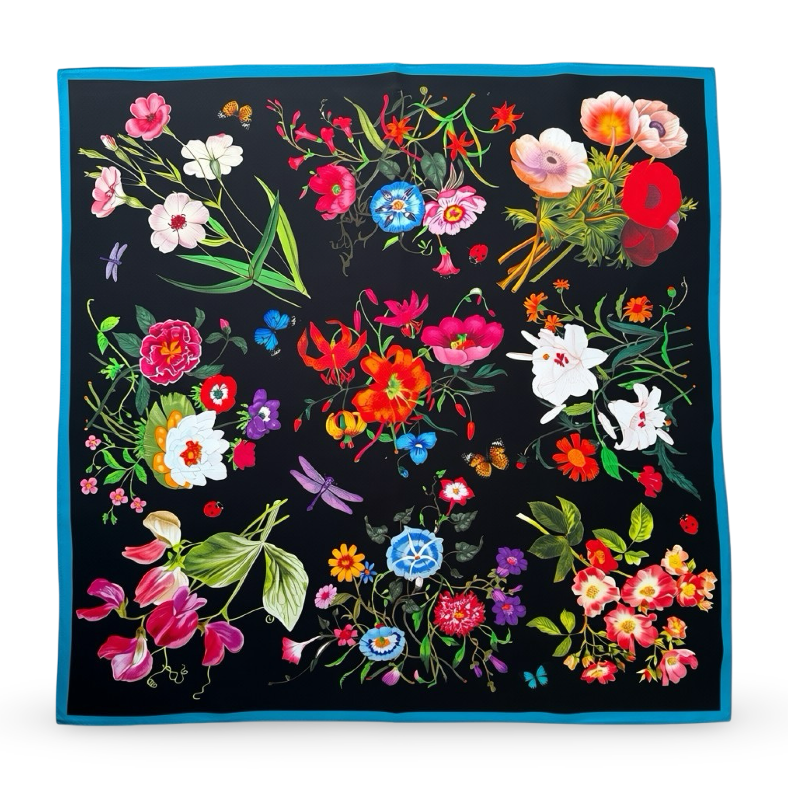 90x90 silk scarves_2 100% šilko skara LIVORNO (90x90 cm) - Image 1