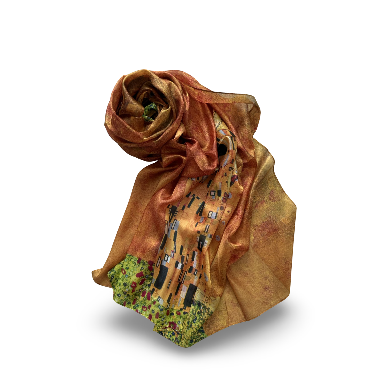 SILK SCARVES 110x180_5 100% šilko šalikas ORINTA (110x180 cm) - Image 1