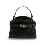 Verstos odos rankinė #86148 SUEDE – tamsiai ruda