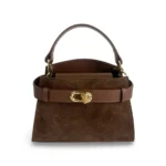 Verstos odos rankinė #86148 SUEDE – šokoladinė